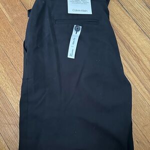 Boys Sz 14 - NWT Calvin Klein Classic Black Trousers | Slim Fit